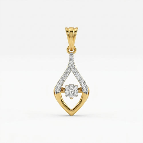 18kt diamond pendants