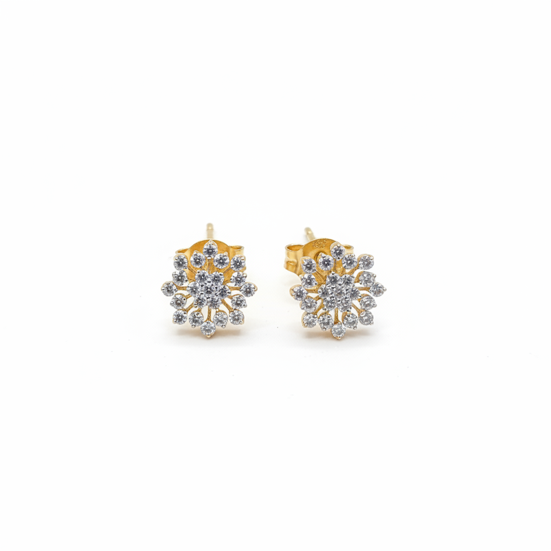 Snowflake Stud Earrings