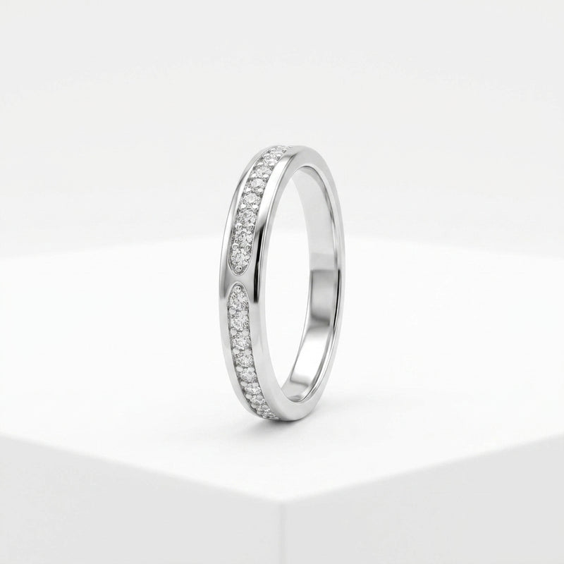 Celestia Curve Silver Ring