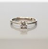 Solitaire Ring - Silver