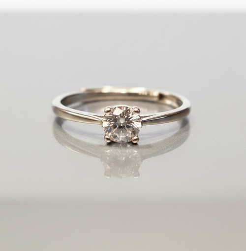 Solitaire Ring - Silver