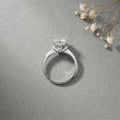 Classic Solitaire CZ Silver Ring