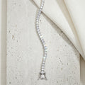 Classic CZ Tennis Silver Bracelet