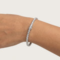 Classic CZ Tennis Silver Bracelet