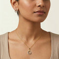 Celestial Circle CZ Pendant Set