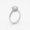 Classic Solitaire CZ Silver Ring
