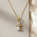 White Cat CZ Pendant