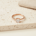 Solitaire Ring - Rose Gold
