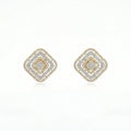 Geometric Square Stud Earrings