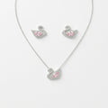 Swan Pendant Set