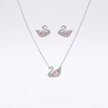 Swan Pendant Set