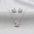 Swan Pendant Set