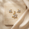 Swan CZ Pendant Set