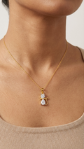 White Cat CZ Pendant