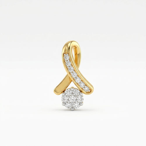 Aura Curve Diamond Locket