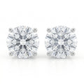 Celestia Glow Silver Stud Earrings