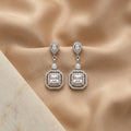 Regal Prism Drop Silver Earrings
