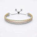 Trinity Luxe Silver Tennis Bracelet