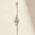Pink Blossom Silver Bracelet