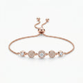 Celeste Halo Rosegold Bracelet