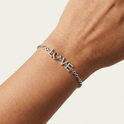 Forever Love Silver Bracelet