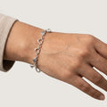 Linked Hearts Silver Bracelet