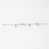 Twin Hearts Charm Silver Bracelet