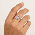 Celestia Evil Eye Adjustable Ring