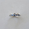 Azure Crown Silver Ring