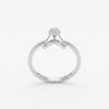 Flora Glow Silver Ring