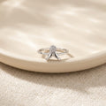 Flora Glow Silver Ring