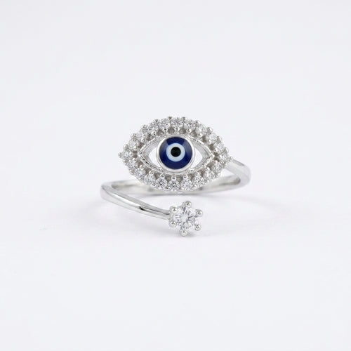 Celestia Evil Eye Adjustable Ring