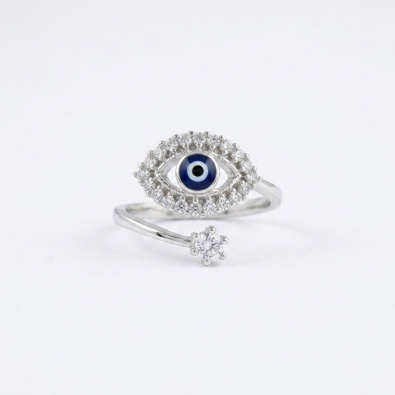Celestia Evil Eye Adjustable Ring