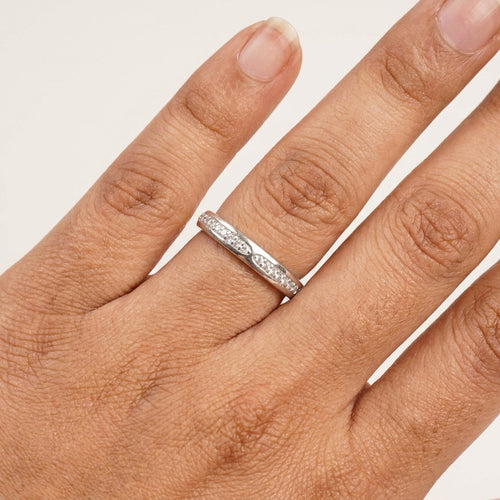Celestia Curve Silver Ring
