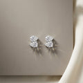 Peara Duo Silver Stud Earrings